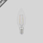 Иконка Faro barcelona 17418 светодиодная лампа CANDLE FILAMENT E14 LED 2W 2700K Faro barcelona