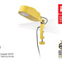 Иконка Faro barcelona 57305 INVITING LED Yellow clip lamp настольная лампа Faro barcelona