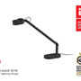 Иконка Faro barcelona 57307 INVITING LED Black table lamp настольная лампа Faro barcelona