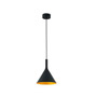 Иконка Faro barcelona 64162 Faro PAM-G подвес чёрный/золотой LED 24W 3000K подвесной светильник