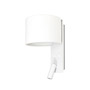 Иконка Faro barcelona 64304 Faro FOLD White wall lamp with LED reader настенный светильник
