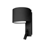 Иконка Faro barcelona 64305 Faro FOLD Black wall lamp with LED reader настенный светильник