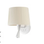 Иконка Faro barcelona 64308 Faro MAMBO White wall lamp with LED reader настенный светильник