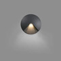 Иконка Faro barcelona 70397 Faro UVE встраиваемый тёмно-серый LED 2W 3000K уличный точечный светильник