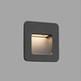 Иконка Faro barcelona 70398 Faro NASE-1 встраиваемый тёмно-серый LED 3W 3000K уличный точечный светильник