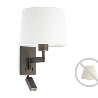 Faro barcelona 68492 ARTIS Bronze structure wall lamp with LED reader бра Faro barcelona