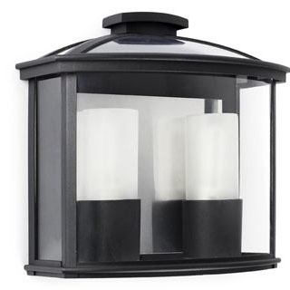 Faro barcelona 71608 Faro CERES-2 бра чёрное 2 x 20W уличный настенный светильник