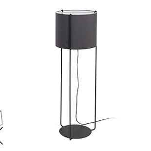 Faro barcelona 2P0534 Faro DRUM Anthracite shade floor lamp торшер
