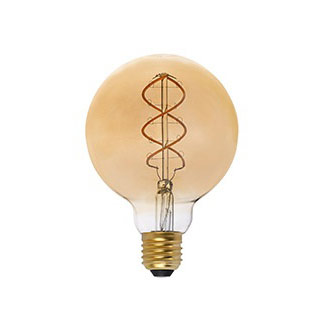 Faro barcelona 17408 светодиодная лампа G95 FILAMENT LED AMBER E27 5W 2000K Faro barcelona