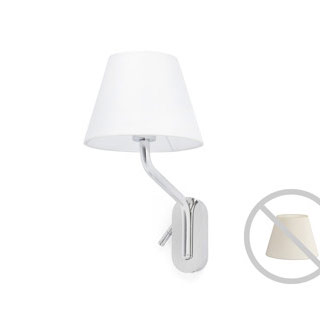 Faro barcelona 24006 ETERNA Chrome structure wall lamp with right reader бра Faro barcelona