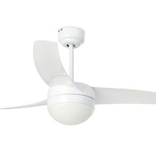 Faro barcelona 33415 Faro EASY Ø105см белый 2xE27 15W 3 лопасти люстра с вентилятором