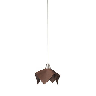 Faro barcelona 66233 FAUNA LED Brown leather pendant lamp подвесной светильник Faro barcelona