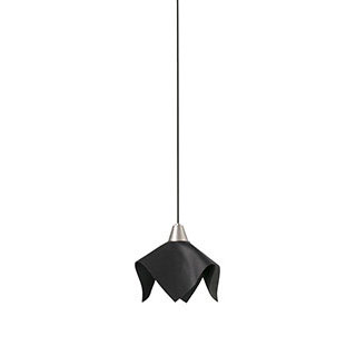 Faro barcelona 66234 FAUNA LED Black leather pendant lamp подвесной светильник Faro barcelona
