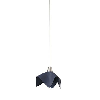 Faro barcelona 66235 FAUNA LED Blue leather pendant lamp подвесной светильник Faro barcelona