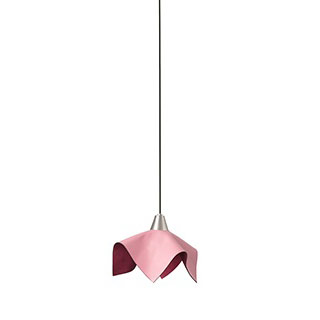 Faro barcelona 66236 FAUNA LED Pink leather pendant lamp подвесной светильник Faro barcelona