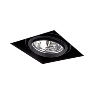 Faro barcelona 03040102 Faro GINGKO-1 Black downlight without frame точечный светильник
