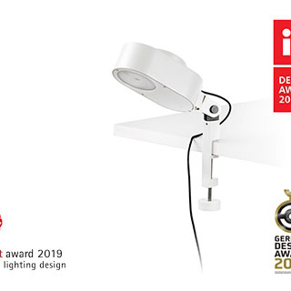 Faro barcelona 57303 INVITING LED White clip lamp настольная лампа Faro barcelona