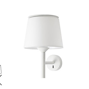 Faro barcelona 20310 Faro SAVOY White shade wall lamp настенный светильник