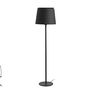 Faro barcelona 20317 Faro SAVOY Black shade floor lamp торшер