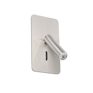 Faro barcelona 62126 Faro SUAU встраиваемый никель матов. LED 3W 3000K настенный светильник