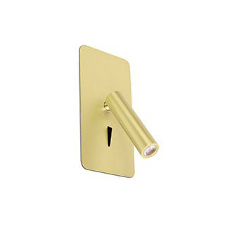 Faro barcelona 62127 Faro SUAU встраиваемый золотой сатин. LED 3W 3000K настенный светильник