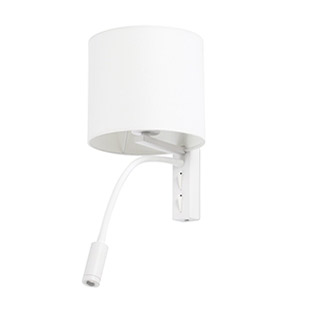 Faro barcelona 64322 Faro TIRA White wall lamp with LED reader настенный светильник