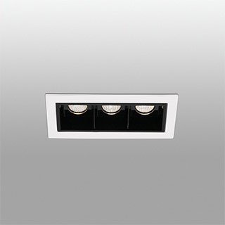 Faro barcelona 43701 TROOP-3 Black recessed lamp встраиваемый светильник Faro barcelona