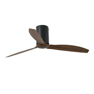 Faro barcelona 32042 MINI TUBE FAN Matt black ceiling fan with DC motor люстра с вентилятором Faro barcelona