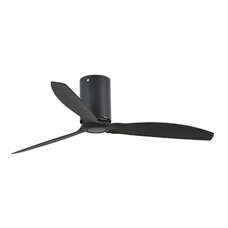 Faro barcelona 32043 MINI TUBE FAN Matt black/black ceiling fan with DC motor люстра с вентилятором Faro barcelona
