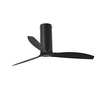 Faro barcelona 32060 TUBE FAN Matt black ceiling fan with DC motor люстра с вентилятором Faro barcelona