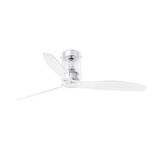Faro barcelona 33393 MINI TUBE FAN Transparent ceiling fan with Dc motor люстра с вентилятором Faro barcelona
