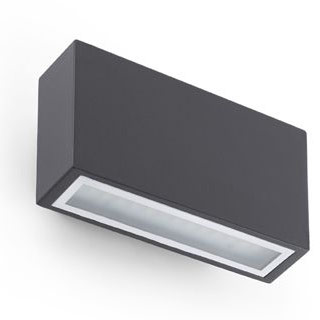 Faro barcelona 72269 Faro TANE бра тёмно-серое LED 6W 3000K уличный настенный светильник