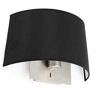 Faro barcelona 20022 Faro VOLTA бра чёрное 1хE27 20W настенный светильник