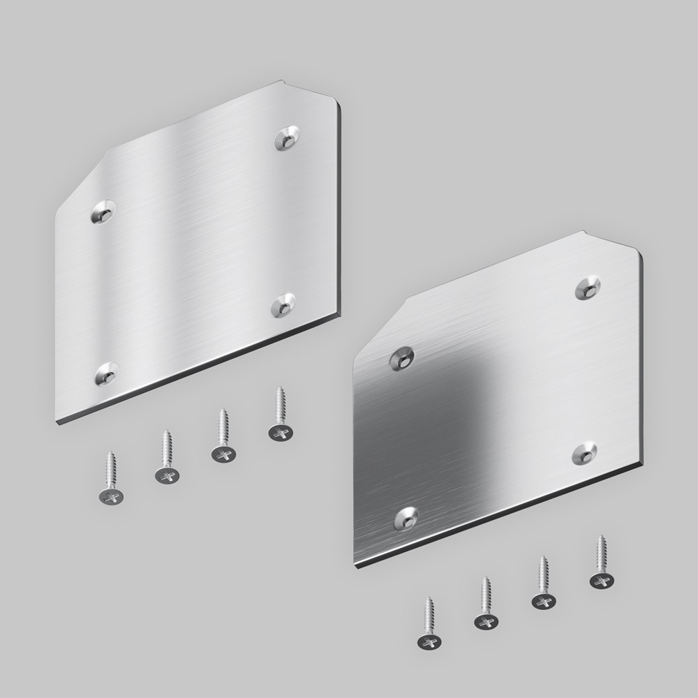 Заглушка торцевая к профилю, 2шт