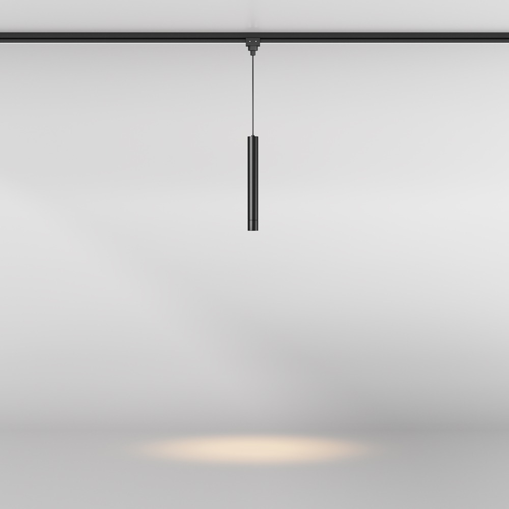 Уличный трековый подвесной светильник Фокус / Focus Led Elasity IP 3000К 8Вт 38° черный