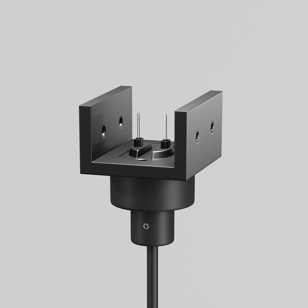 Уличный трековый подвесной светильник Фокус / Focus Led Elasity IP 3000К 8Вт 38° черный