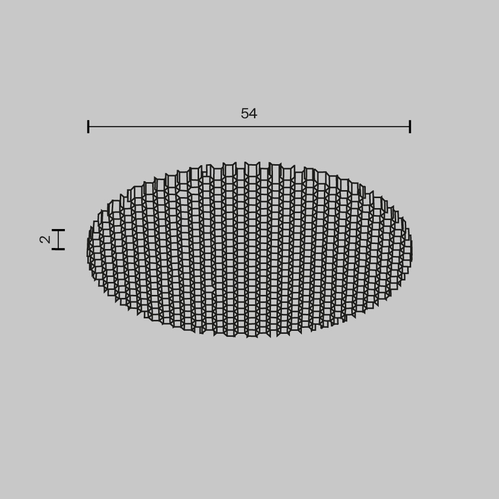 Светофильтр HoneyComb ⌀54мм для Фокус / Focus Led 20Вт