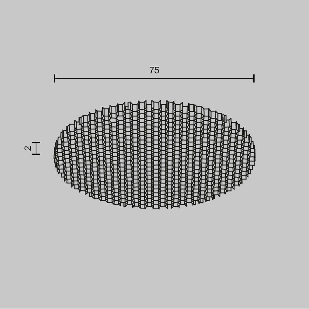 Светофильтр HoneyComb ⌀75мм для Фокус / Focus Led 40Вт