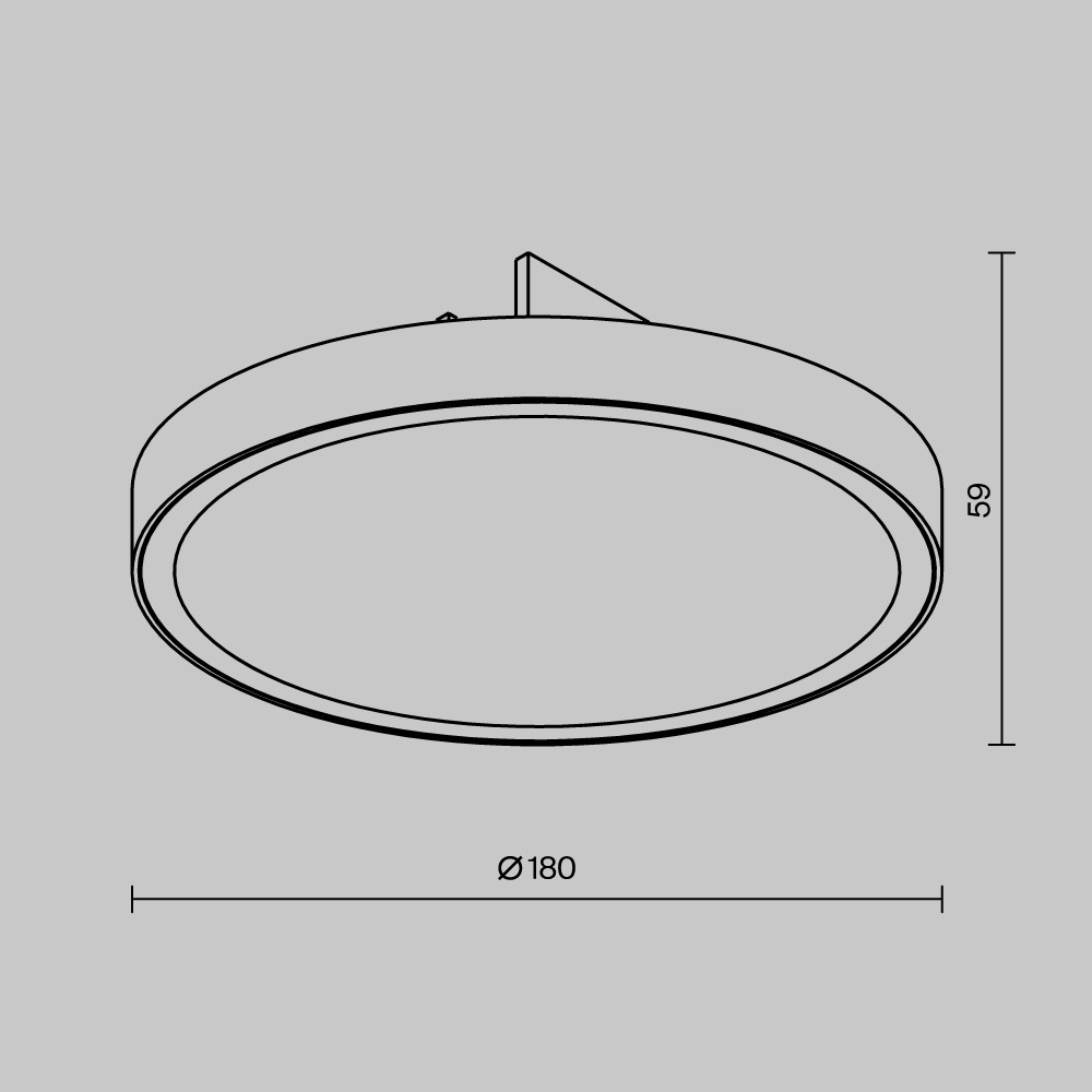 Уличный трековый светильник Зон / Zon IP Elasity IP 3000К 18Вт 110° Черный