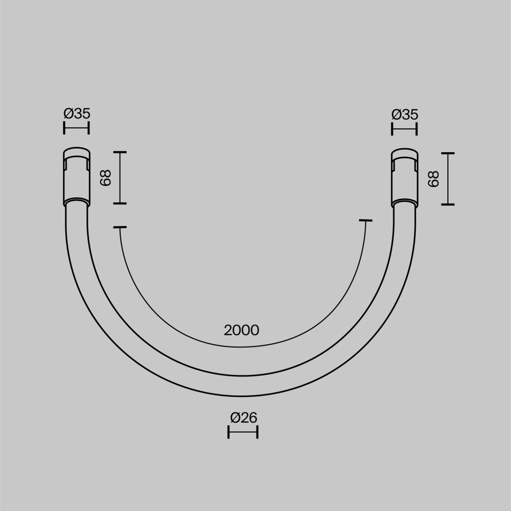 Трековый светильник Тау / Tau Flarity 3000K 27Вт 360°
