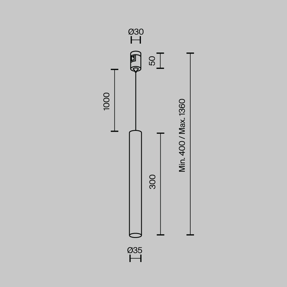 Трековый подвесой светильник Фокус / Focus Led Flarity 3000K 5Вт 30°