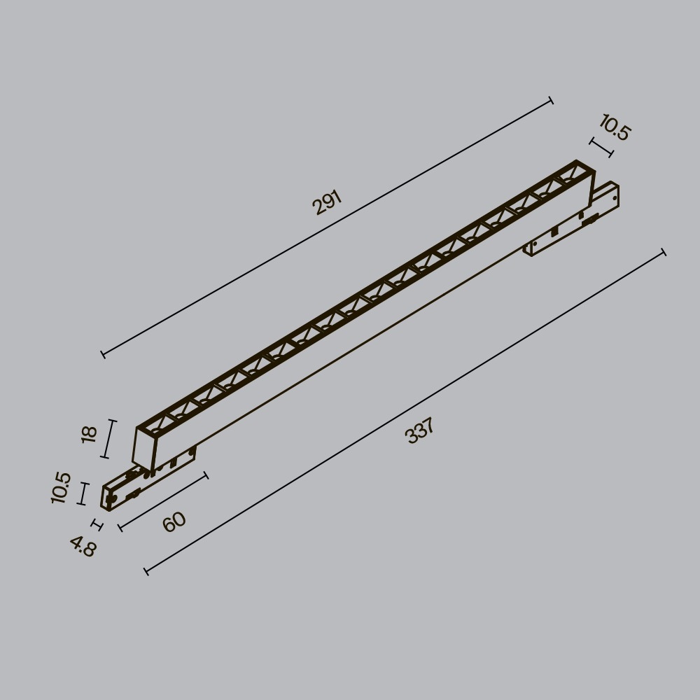 Трековый светильник Точки / Points Levity 2700К 15Вт 30°