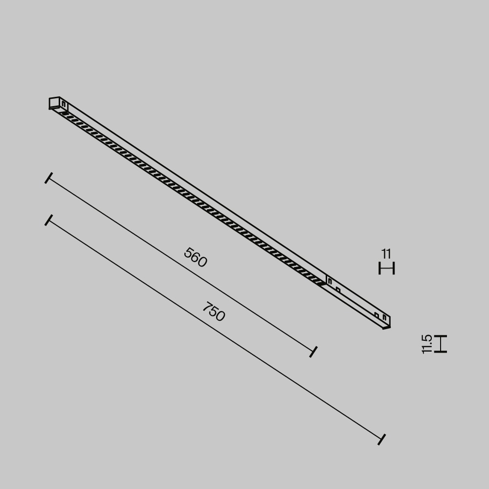 Трековый светильник Точки / Points Exility X 2700-6000K 12Вт 40° Dim Dali2