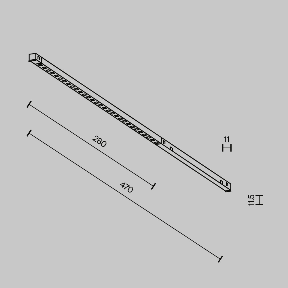 Трековый светильник Точки / Points Exility X 2700-6000K 6Вт 40° Dim Dali2
