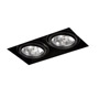 Иконка Faro barcelona 03040202 Faro GINGKO-2 Black downlight without frame точечный светильник