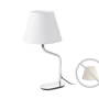 Иконка Faro barcelona 24008 ETERNA Chrome structura table lamp настольная лампа Faro barcelona