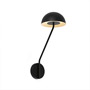 Иконка Faro barcelona 24528 PURE LED Black and gold wall lamp настенный светильник Faro barcelona