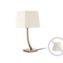 Иконка Faro barcelona 29685 REM Old gold structure table lamp настольная лампа Faro barcelona