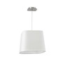 Иконка Faro barcelona 29939 Faro SWEET подвес никель матов. P. белый 1хE27 20W подвесной светильник