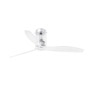 Иконка Faro barcelona 33393 MINI TUBE FAN Transparent ceiling fan with Dc motor люстра с вентилятором Faro barcelona